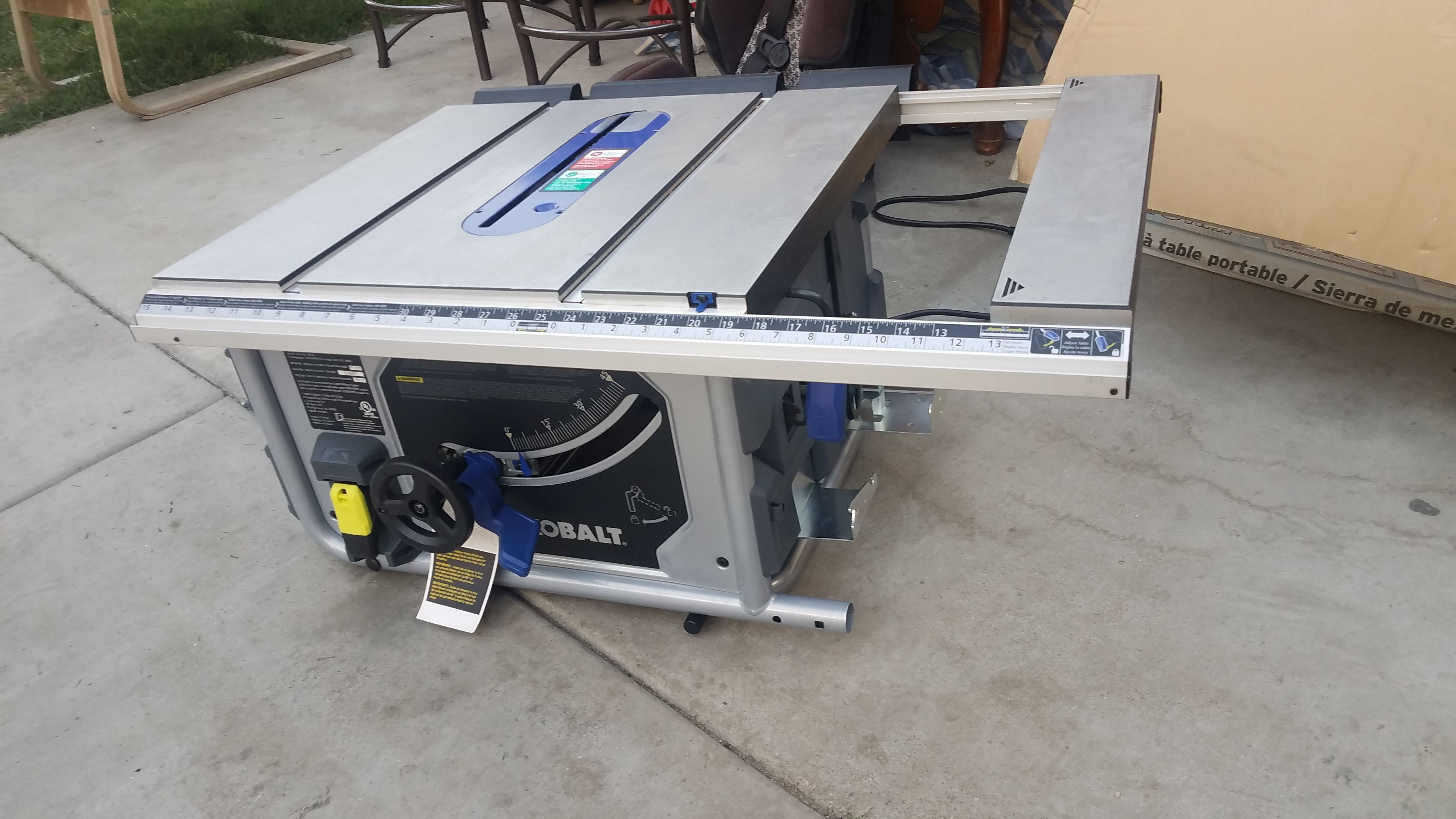 10 Inch Kobalt Table Saw With Dado Stack, 60 OFF