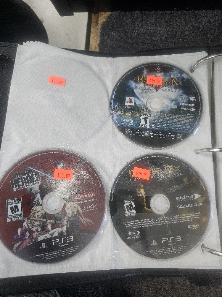 Various Ps2,Ps3 Games (DISK ONLY)