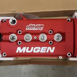Brand new in box Mugen Style valve cover Red 