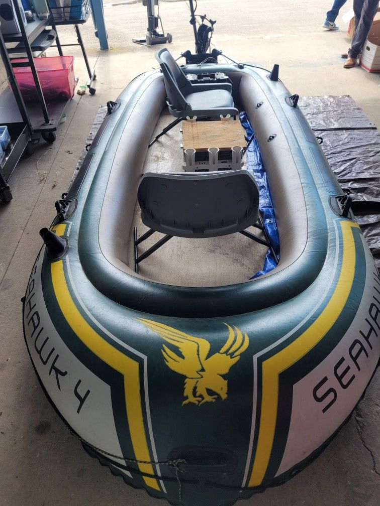 Intex Seahawks 2 Person Inflatable Personal Boat