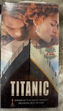 Titanic VHS Tape James Cameron