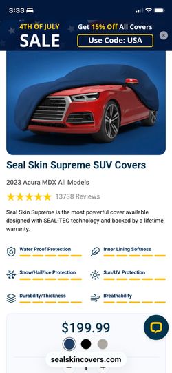 Sealskin SUV Cover