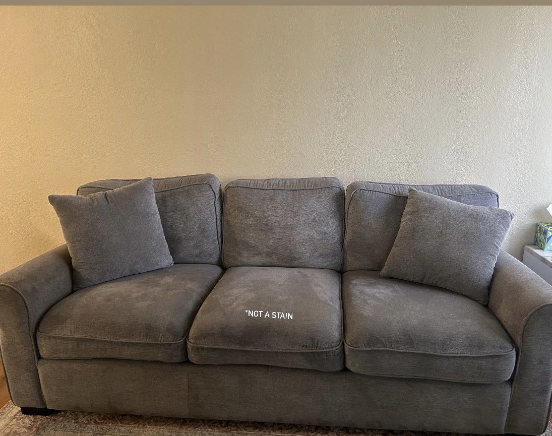 3-Seater Couch / Sofa Charcoal Grey $300 | Living Room Furniture | Modern, Comfy, Great Condition