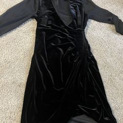 Velvet Black Dress