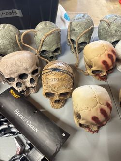 Halloween skulls $5 -$10 each