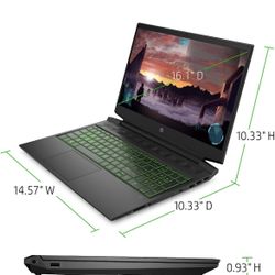 HP pavillion gaming laptop, 144 Hz 1080 display. Intel Core i5,  GTX 1660 Ti, windows 11