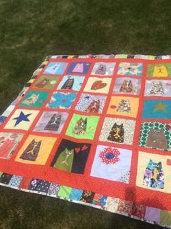 New Handmade Patchwork quilt. 100% Cotton
