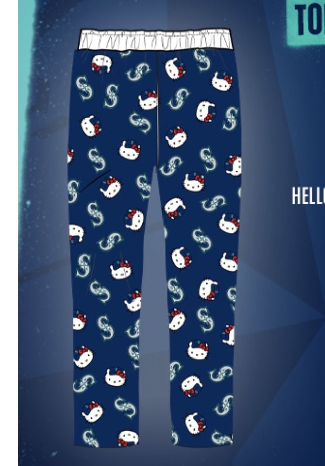 Hello Kitty Mariners Pajama Pants