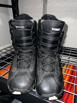 Sims Black Snowboard Boots Men’s 9