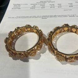 Gold Bangels