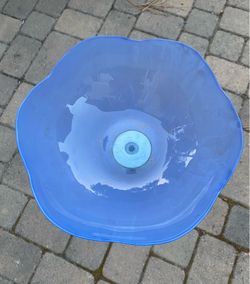 Handmade upcycled birdbaths