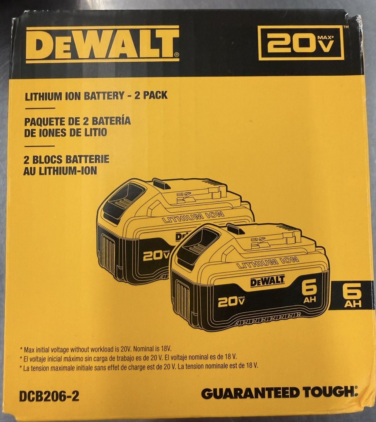 Dewalt 6ah 2 Pack Batteries