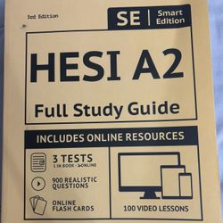 HESI A2 Full Study Guide - 3rd Edition (Unused + Online Access)