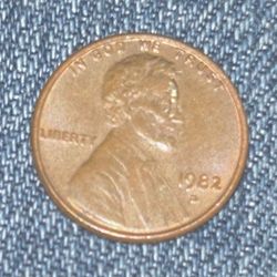 1982 D Small Date Copper Transitional Error