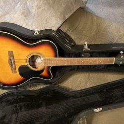 Acoustic Guitar With Hard Case