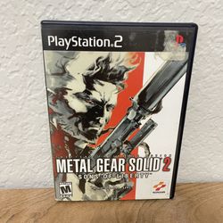 Metal Gear Solid 2: Sons of Liberty PlayStation 2 PS2 No MANUAL Tested