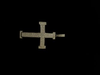 Silver cross charm(NEW)