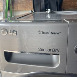 Gas LG Steam Washer And Dryer
