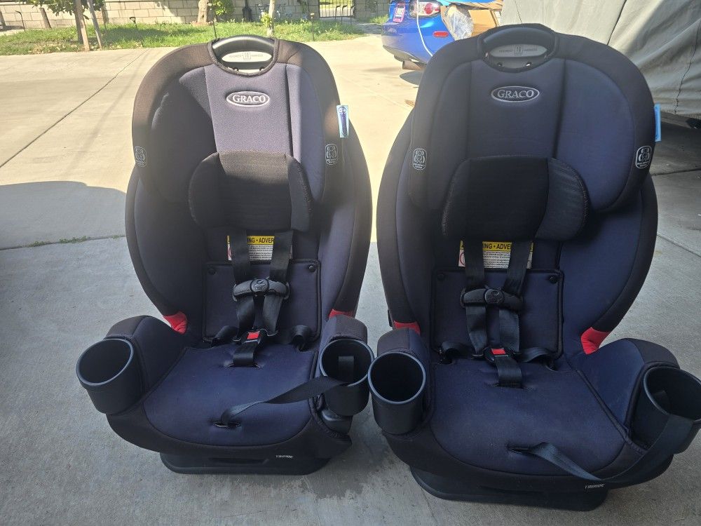 Graco TriRide 3-in-1 Reclining Car Seat, Kipling - Rear & Forward Facing Car Seat, Highback Booster, Adjustable Headrest