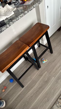 Two bar stools