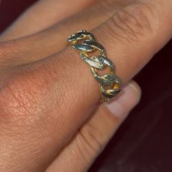 14k Cuban Ring 6 Grams