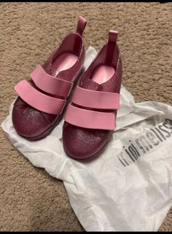 Mini Melissa Glitter Shoes size 10 girls