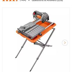 RIDGID 9-Amp 7 in. Blade Corded Wet Tile Saw 
