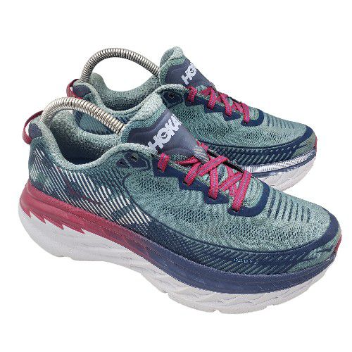 Hoka One One Womens 'Bondi 5' 1014759 AVIG Aquifer Running Shoes Size 7.5 M $145