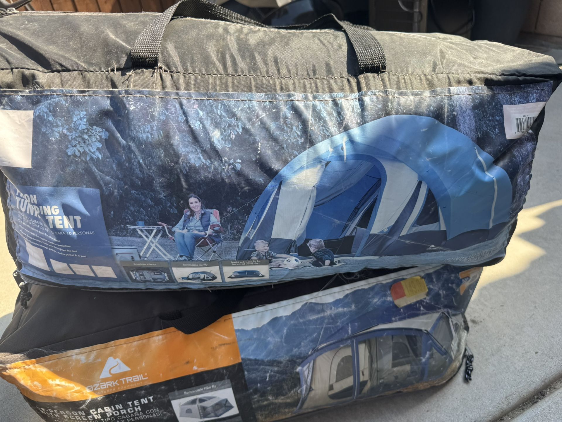Tents, BBQ Grill, Saw Horses, Camping Gear, Misc