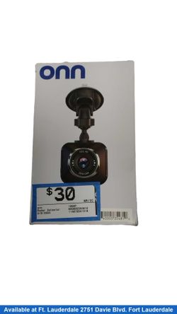 Onn 1080p Black Radar Detector / Dash Cam