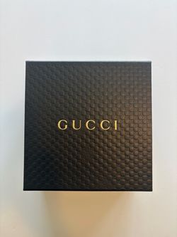 Empty Vintage Gucci Black Gift Box