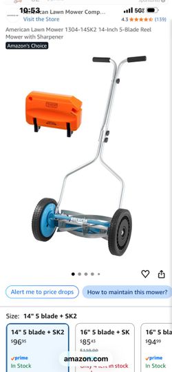 AMERICAN LAWN MOVER MANUAL REEL