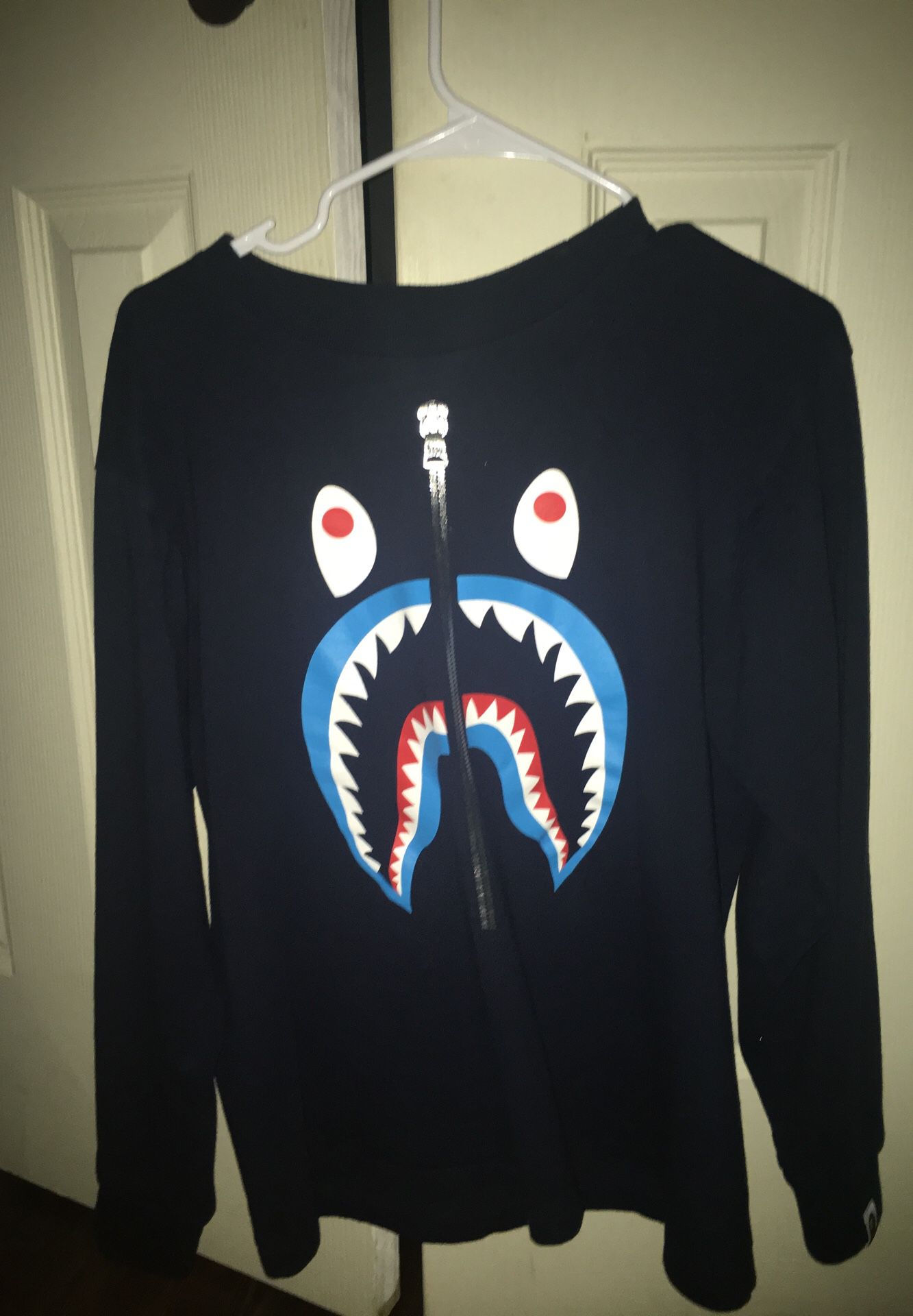 Bape Longsleeve Shirt (Shark Layered)