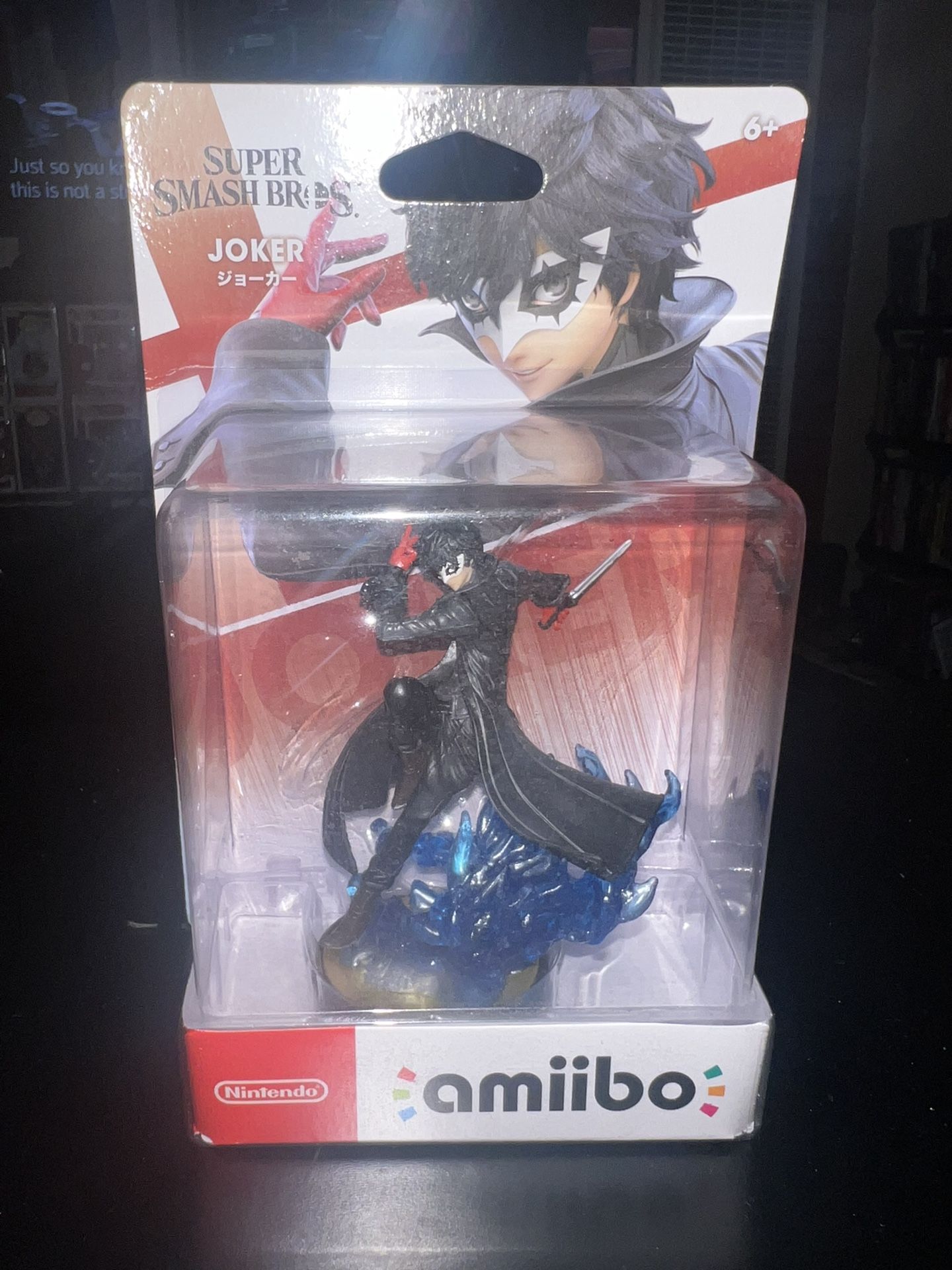 Joker Amiibo Never opened Slightly Bent Top Part for Sale in
