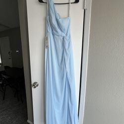 Azazie Sky Blue Dress