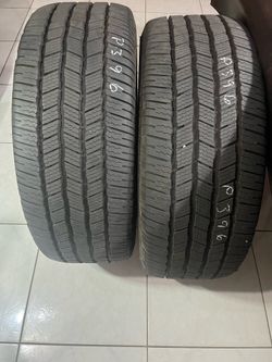 285/45/22. Two used Michelin tires  please read description great/like new tread