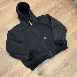 Vintage Black 2XL Carhartt Jacket