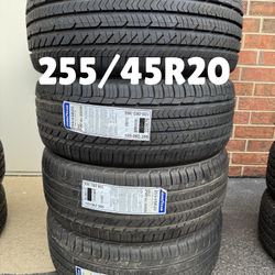 Four NEW 255/45R20 Goodyear Eagle Sport All Season