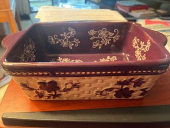 Ceramic cooking dishes x2