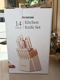 Beige Knife Set