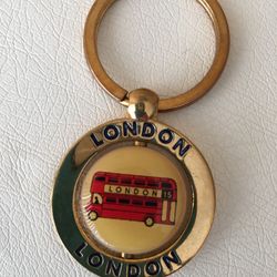 Red Double Decker - London Bus Keychain