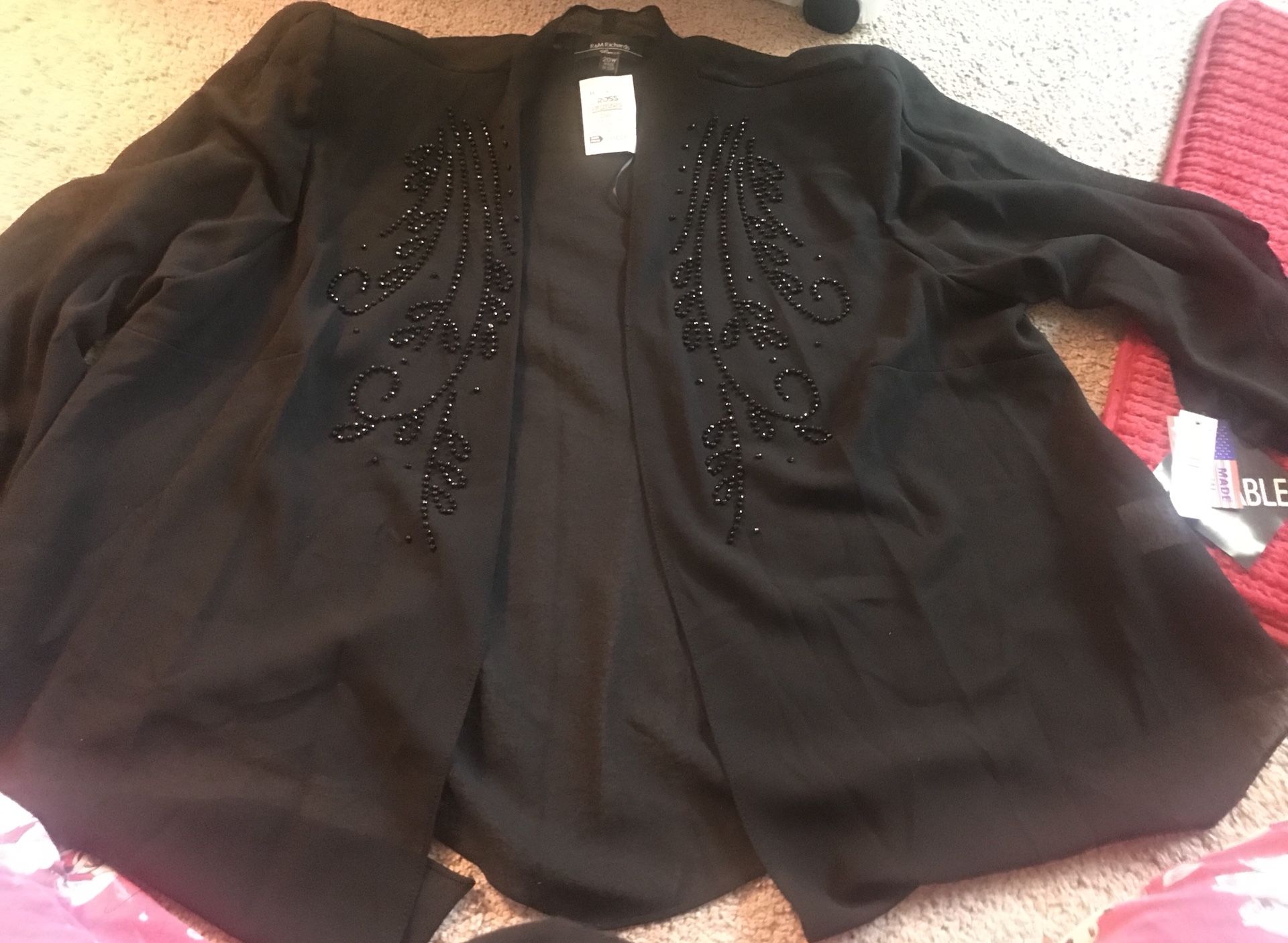 NEW!!! never worn black gemstones dress plus size