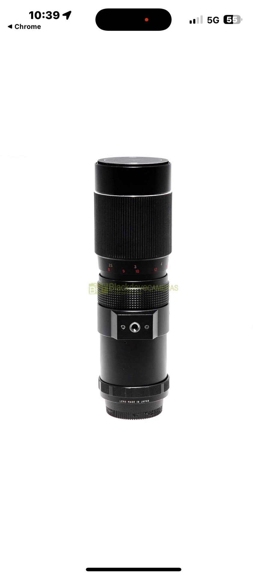 Zoom Lens Bushnell 90-230 mm f4.5 for Nikon F Cameras with Fork