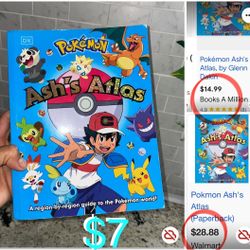 $7 Like new Pokemon Ashs Atlas by Glenn Dakin
