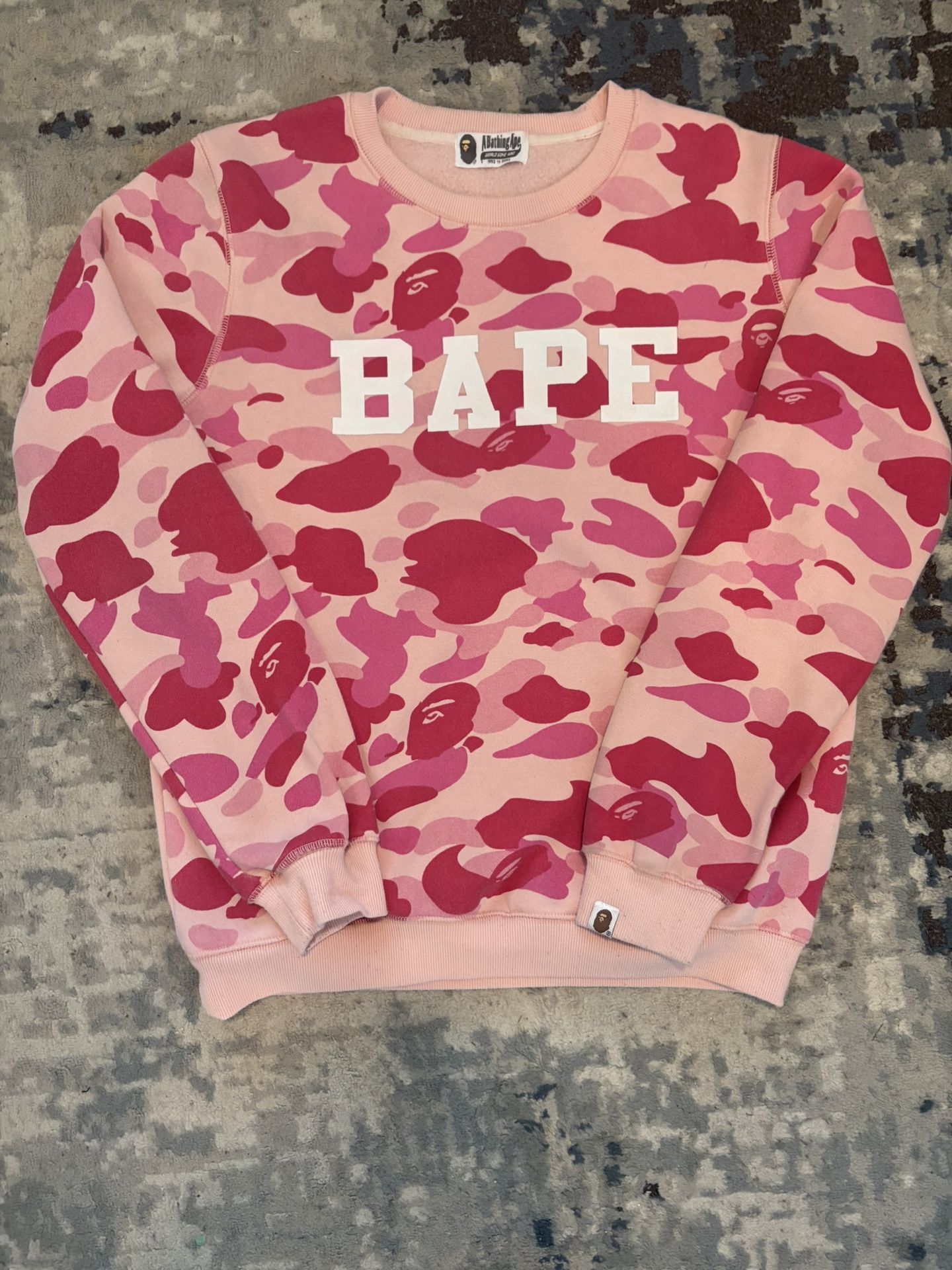 Large Pink Bape Sweater 