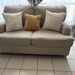 3-Piece Couch Set – Sofa, Loveseat, Chair + Ottoman – Clean & Neutral 