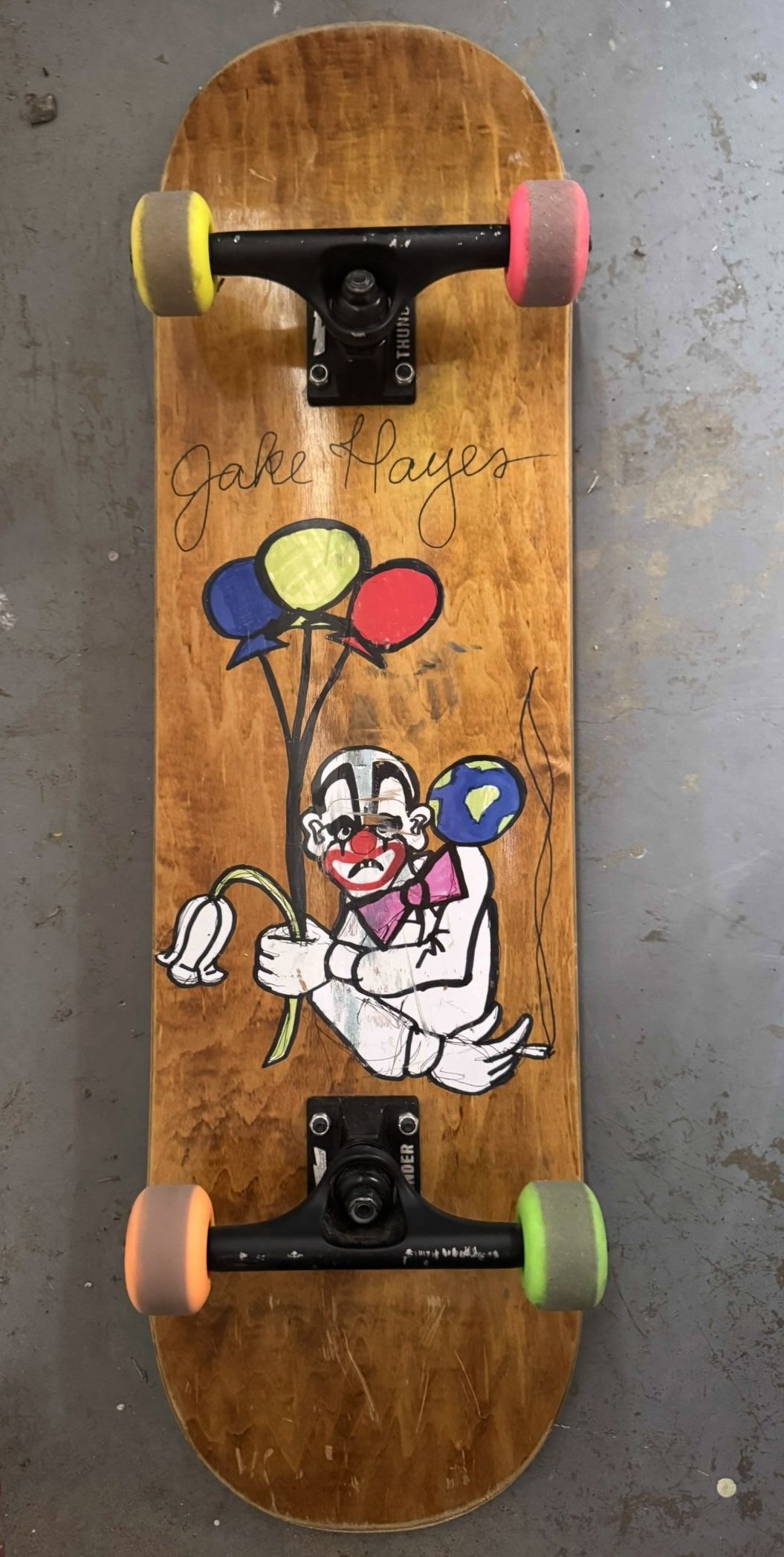 Jake Hayes Signed Board