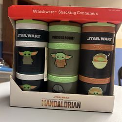 Brand New Whiskware Star Wars Snacking Containers