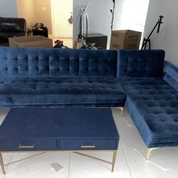 Couch with center table