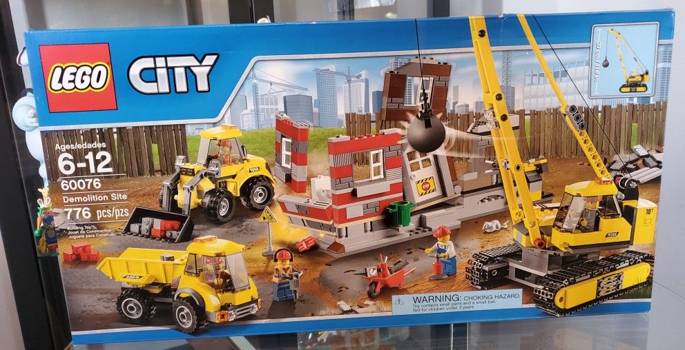 2015 LEGO CITY DEMOLITION SITE SET # 60076